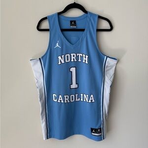 UNC Jordan Carolina Blue Basketball Jersey